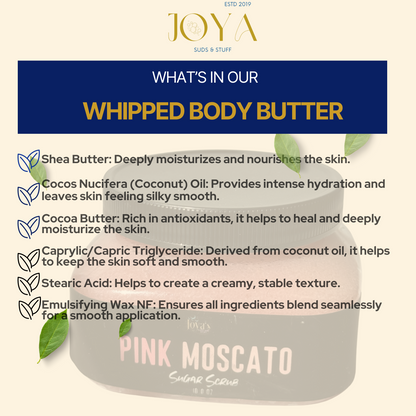 avocado & lemon whipped body butter